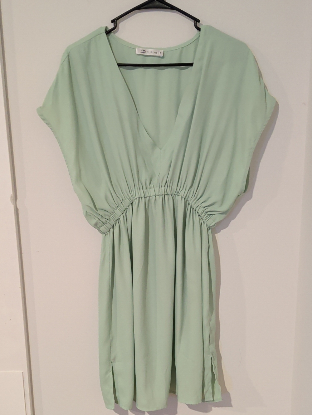 Cupshe Mint Green V-Neck Swim Coverup